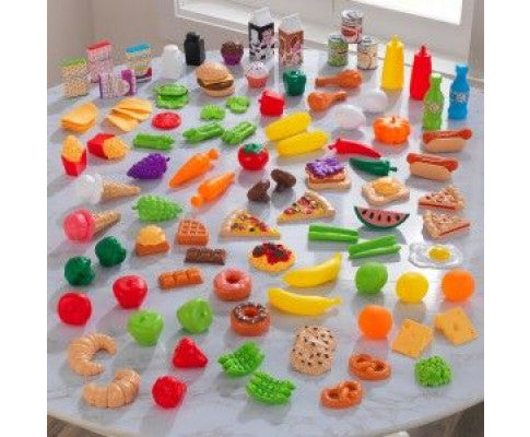 Tasty Treats Play Food Set for kids (115 pcs)