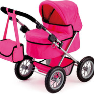 Foldable Dolls Pram - Pink