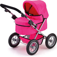 Foldable Dolls Pram - Pink