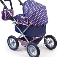 Baby Dolls Pram, Blue and Pink