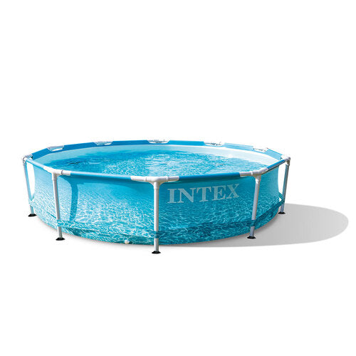 BEACHSIDE METAL FRAME POOL SET