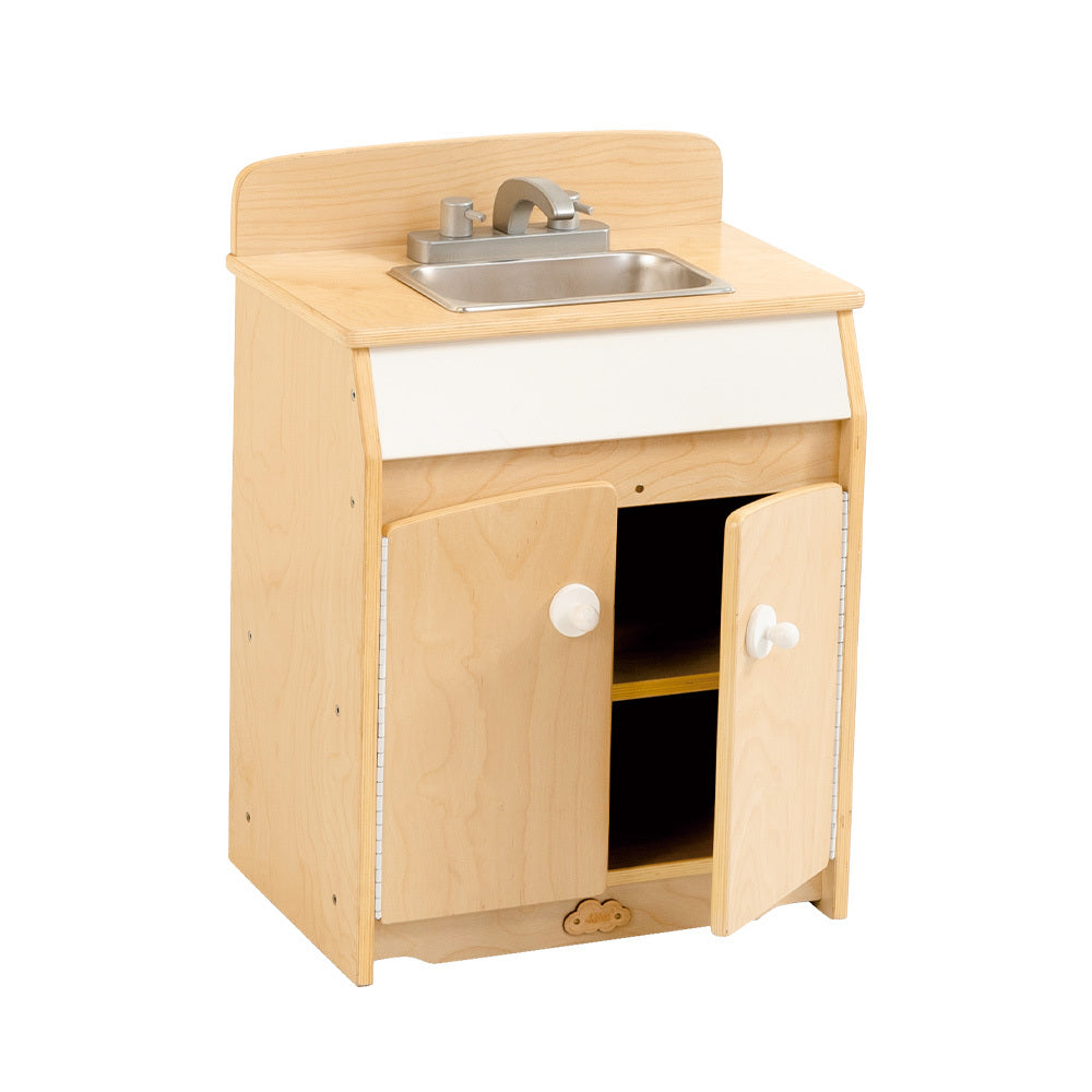 Kids Wooden Play Kitchen Sink