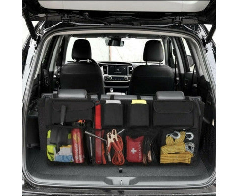 Car Seat Back Organiser Hanging Pouch Bag SUV Hatchback Trunk Boot Storage