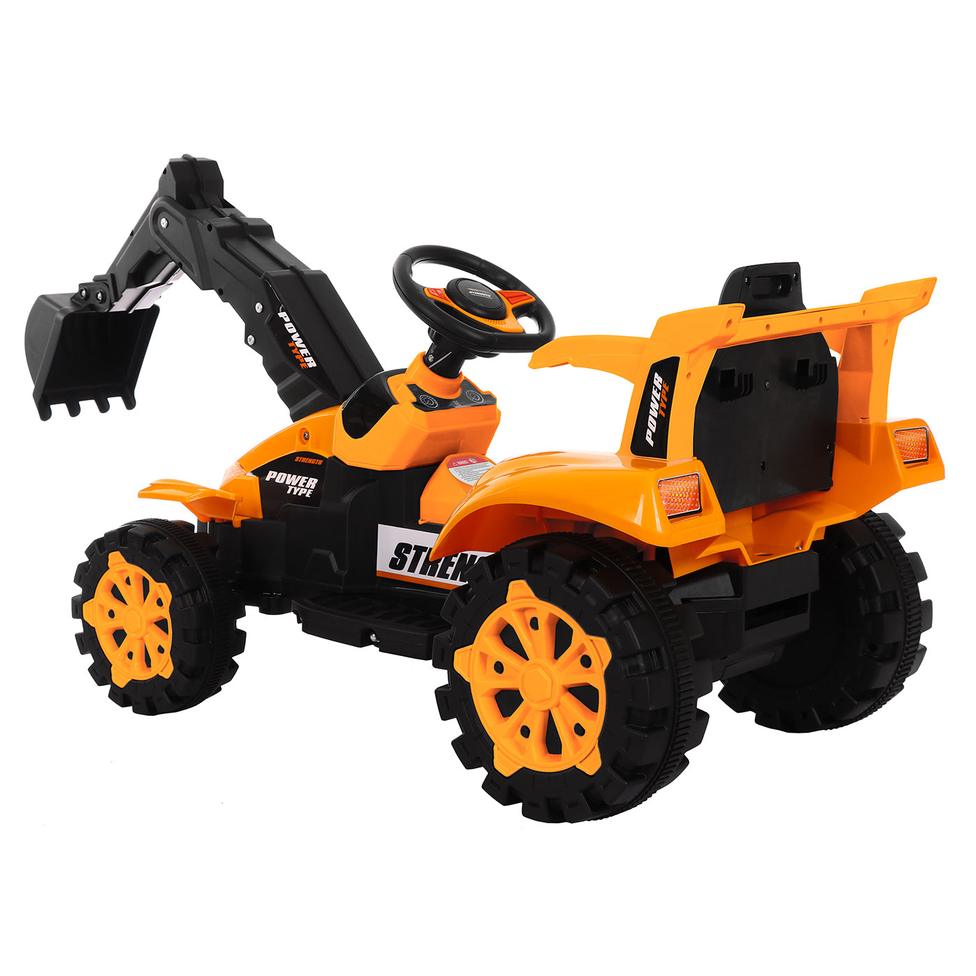 Children's Electronic Ride-on Excavator & Dump Truck