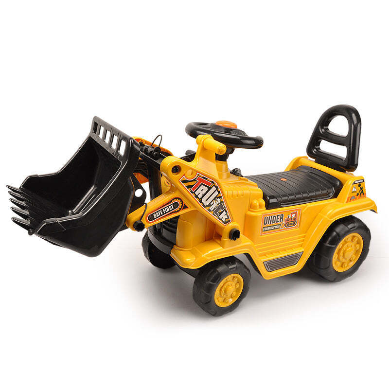 Ride-on Children's Digger Yellow