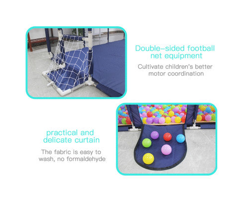 Baby Playpen Child Play Mat Interactive Safety Gate Slide Fence Game 12 Panels