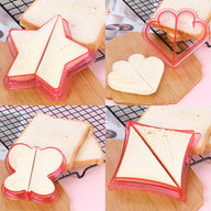 16 PCS Sandwich Cutter Kids DIY Toast Mold Bread Food Moulds