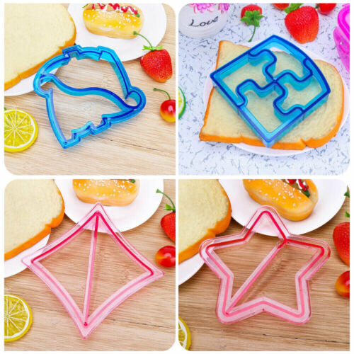 16 PCS Sandwich Cutter Kids DIY Toast Mold Bread Food Moulds