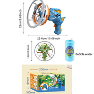 Blue Automatic Bubble Machine Bazooka Toy