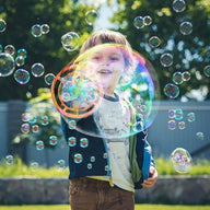 Blue Automatic Bubble Machine Bazooka Toy