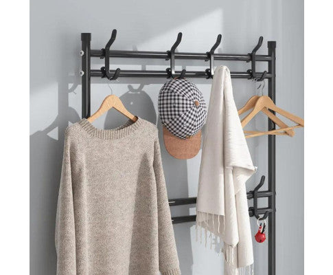 Clothes Rack with Shoe Rack Shelves - SM Everyday Living