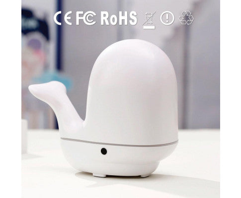 Essential Oil Aroma Diffuser USB - 180ml Whale Ultrasonic Childrens Night Light