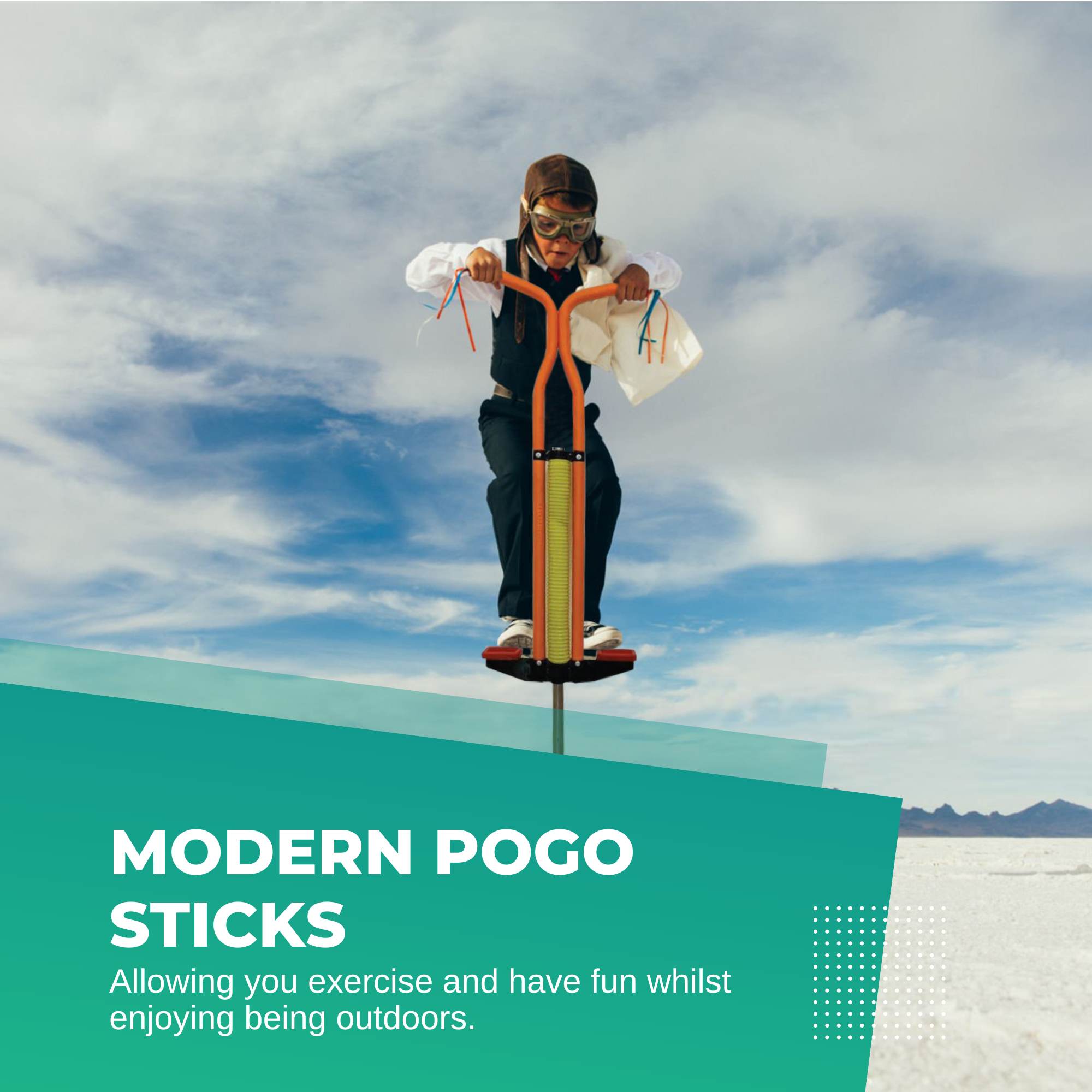 Orange Pogo Stick Kids