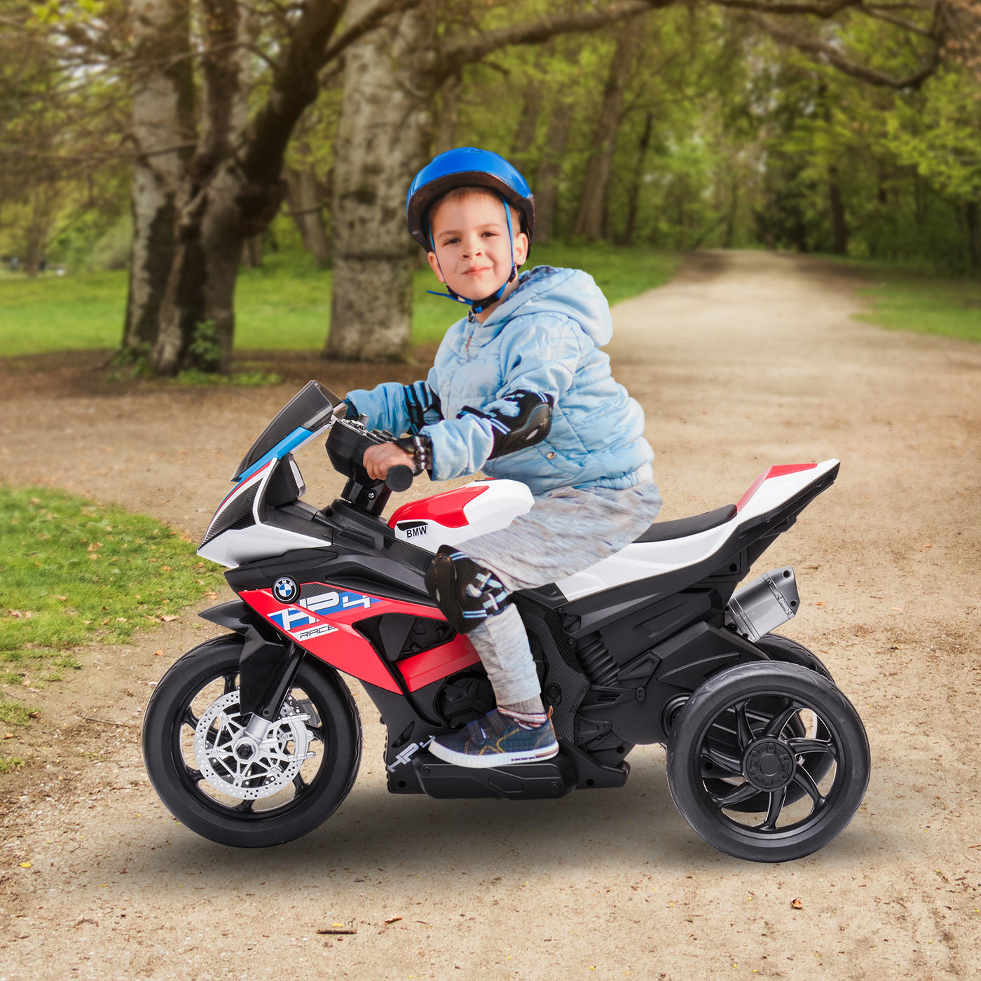 Race Kids Ride-on Motorbike In Red