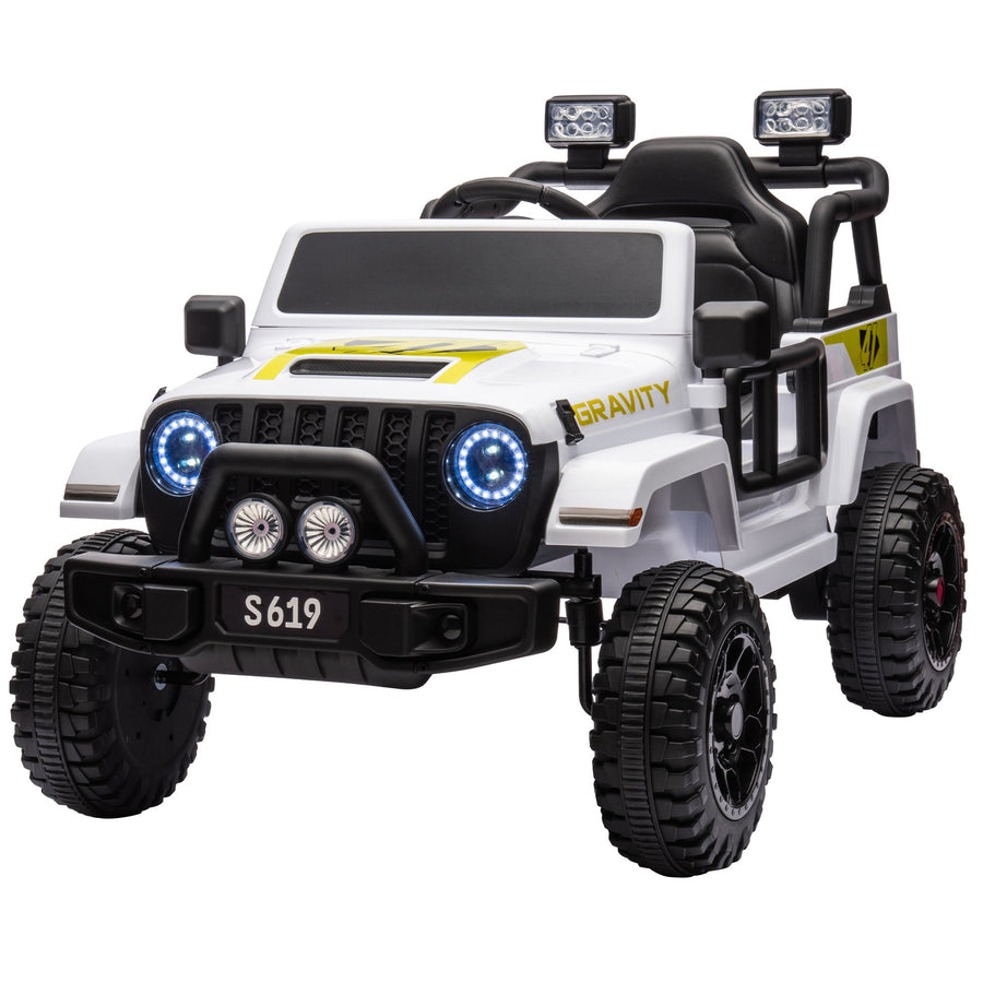 Kids Electric Ride On Car - White