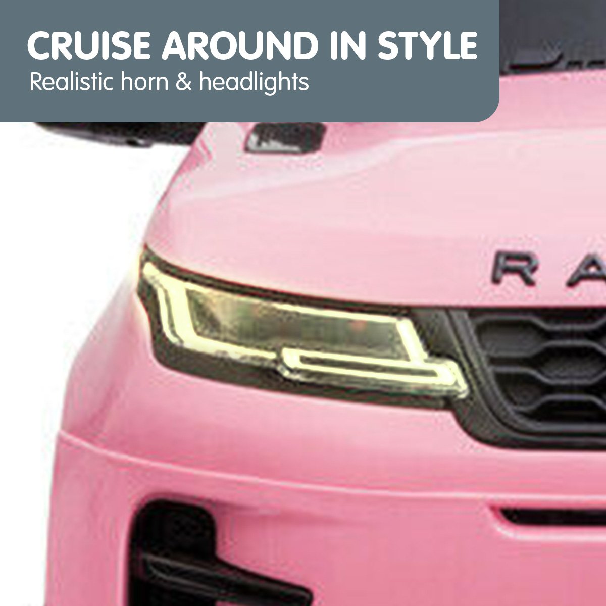 Land Rover Kids Electric Ride On Car - Pink