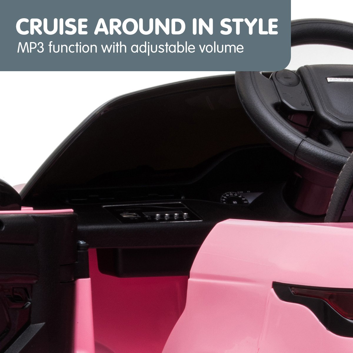 Land Rover Kids Electric Ride On Car - Pink