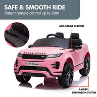 Land Rover Kids Electric Ride On Car - Pink