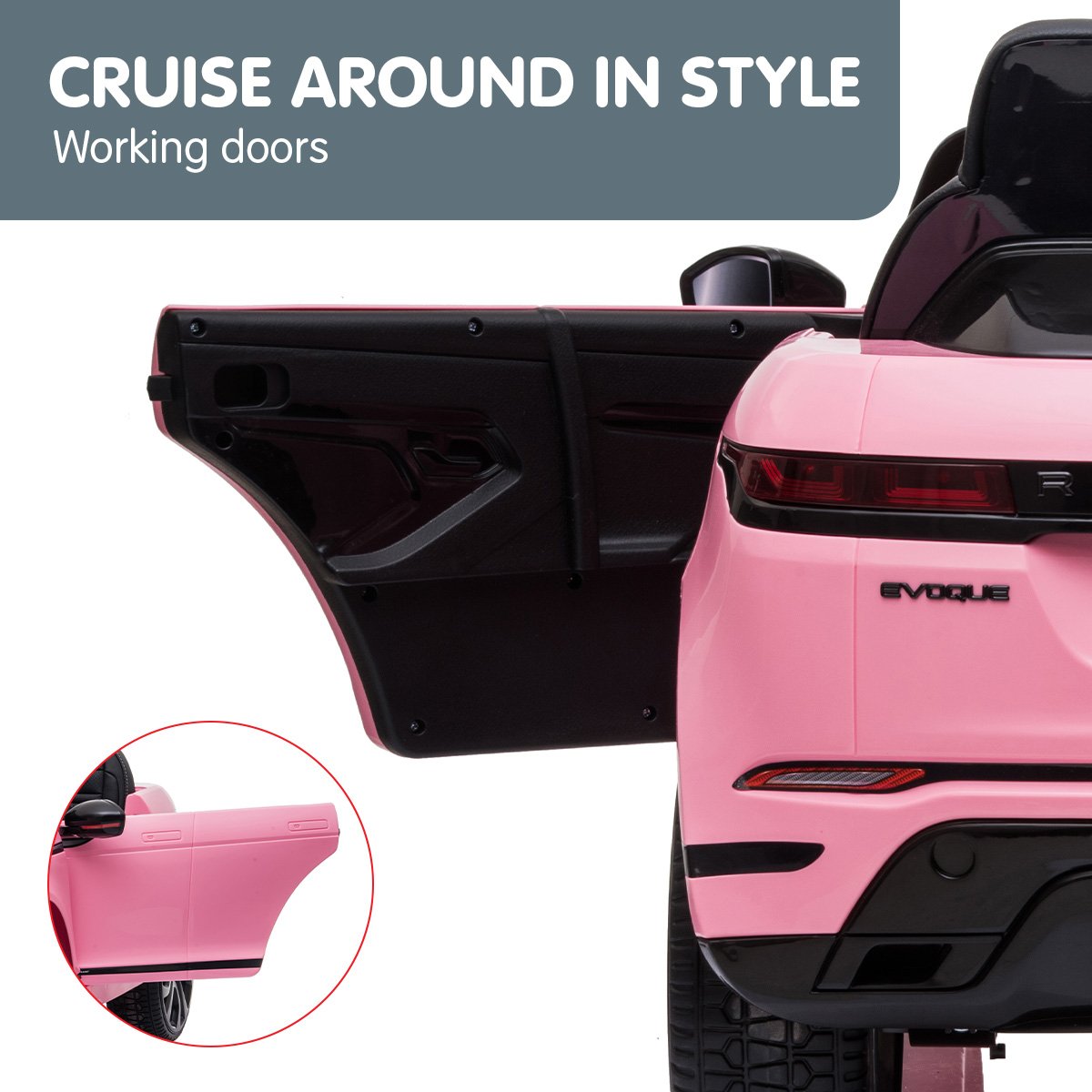 Land Rover Kids Electric Ride On Car - Pink