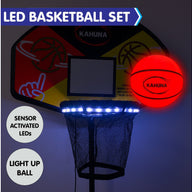 Trampoline Led Basketball Hoop Set With Light-up Ball - SM Everyday Living