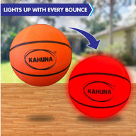 Trampoline Led Basketball Hoop Set With Light-up Ball - SM Everyday Living