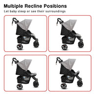 Navigator Stroller 3-wheel Pram For Newborns To Toddlers - SM Everyday Living