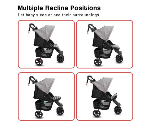 Navigator Stroller 3-wheel Pram For Newborns To Toddlers