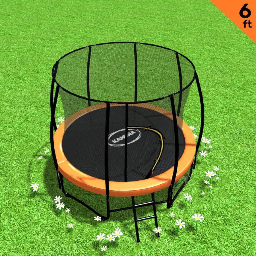 6ft Trampoline - Orange