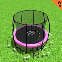 6ft Trampoline  - Pink