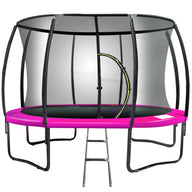 10ft Trampoline with Basketball Hoop Set - Pink