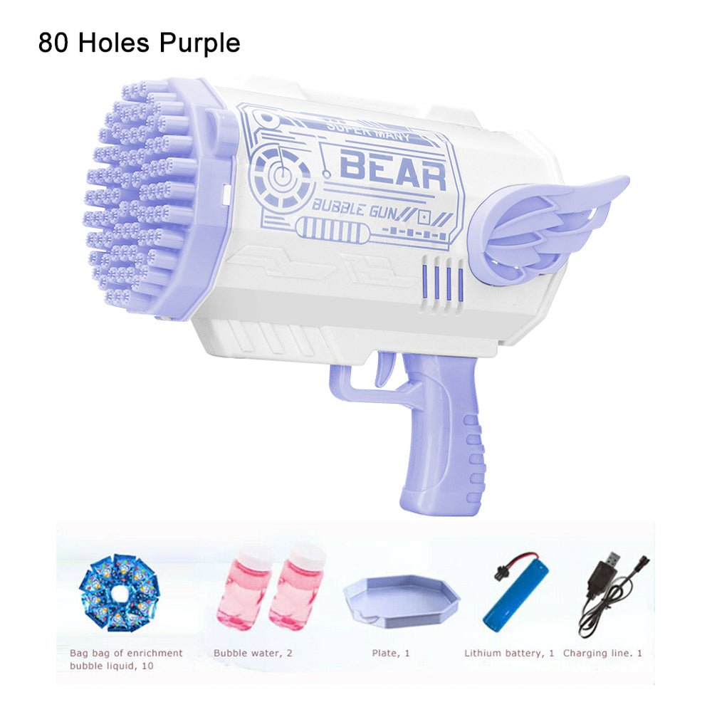 Electric Bubble Gun Machine Pink