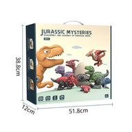 Disassemble Blocks Jurassic Dinosaurs Building Blocks Toys Battery Drill Tyrannosaurus Rex Wyvern Velociraptor Stegosaurus - SM Everyday Living