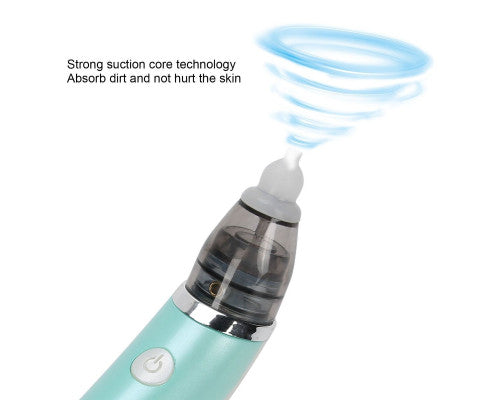 Baby Nasal Aspirator Electric Safe Hygienic Nose Cleaner Snot Sucker For baby (Green)