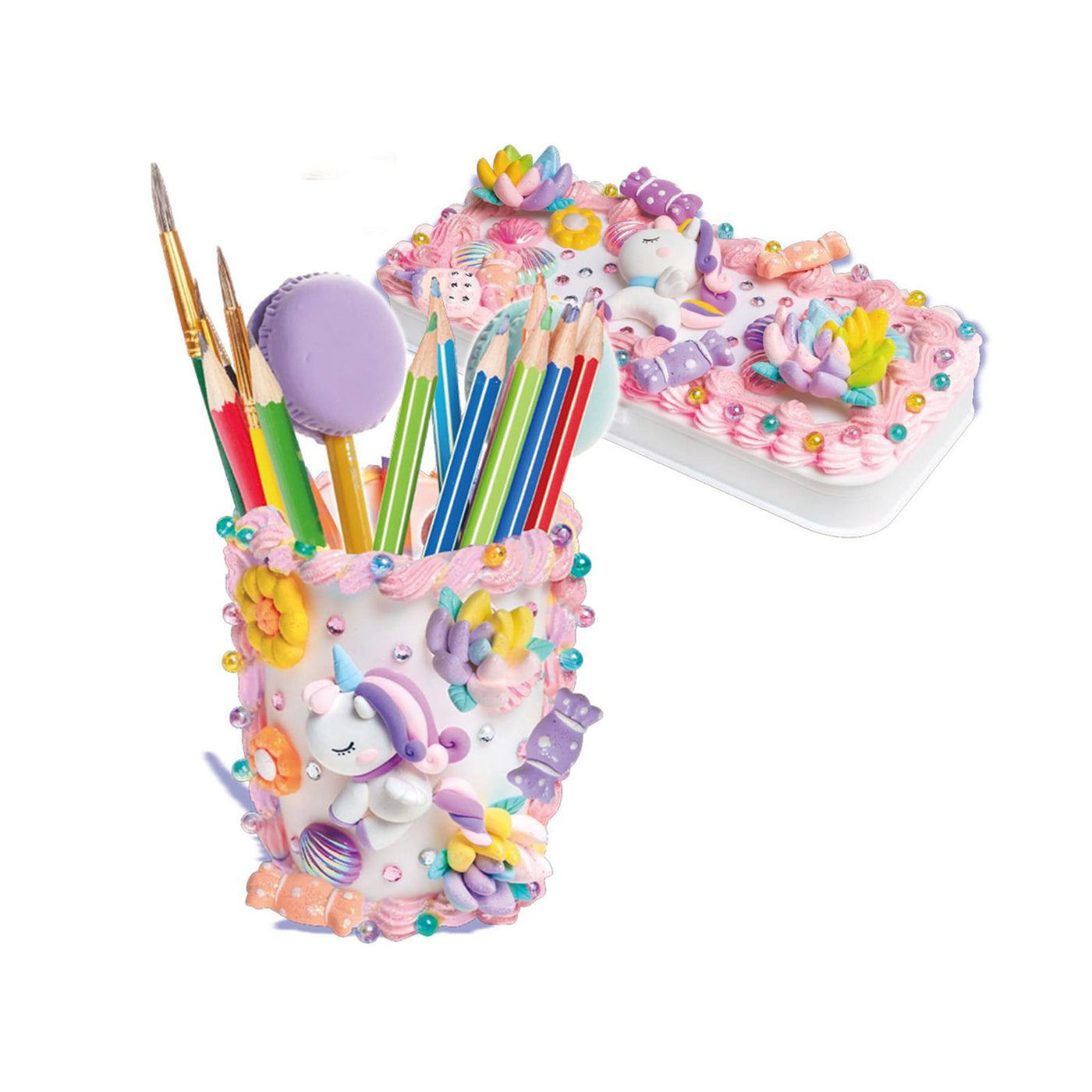 Colorato Creamy Stationery Set - Super Clay and Charms DIY Craft Kit