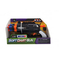 Soft Dart Black Gun for Children (Includes 5 Soft Darts) 6+ - SM Everyday Living