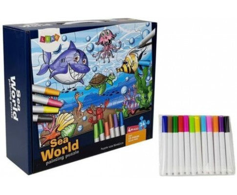 Sea World Painting Puzzle 24 Pieces