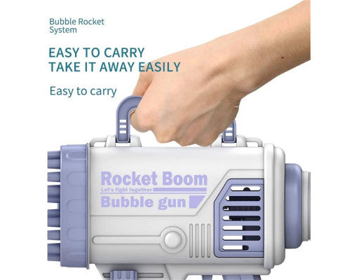 64 Hole Electric Bubble Machine Hand-Held Rocket Gatling Bubble Gun