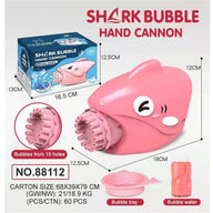 15-Hole Bubble Gun Shark Bubble Machine Automatic Children's Hand-Held Outdoor Toys - SM Everyday Living