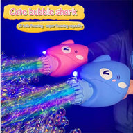 15-Hole Bubble Gun Shark Bubble Machine Automatic Children's Hand-Held Outdoor Toys - SM Everyday Living