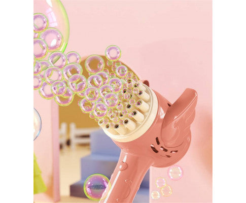 23-Hole Angel Bubble Hammer Gatling Bubble Machine Children's Electric Toy