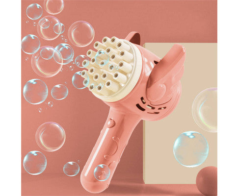 23-Hole Angel Bubble Hammer Gatling Bubble Machine Children's Electric Toy - SM Everyday Living