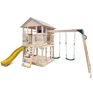 Kids Cubby House with Yellow Slide