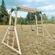 Kids Daintree 2-in-1 Monkey Bars & Swing Set