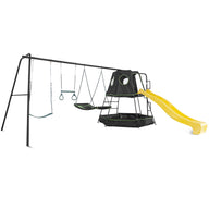 Kids Pallas Play Tower with Metal Swing Set