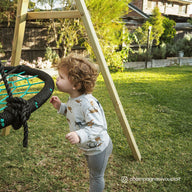 Kids Oakley Swing Set with 1m Spidey Web Swing