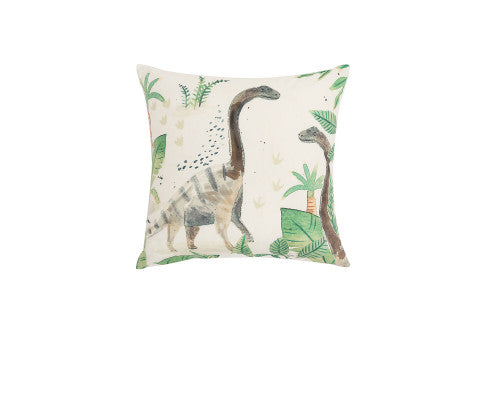 Happy Kids Dino Land Filled Square Cushion