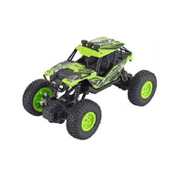 Charging Remote Control Car Toy For Kids - Small Green Off-Road Vehicle