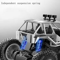 Charging Remote Control Car Toy For Kids - Small Green Off-Road Vehicle