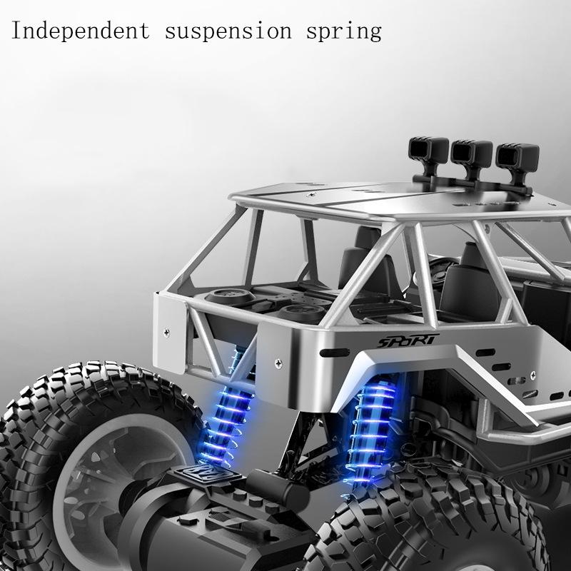 Charging Remote Control Car Toy For Kids - Small Green Off-Road Vehicle