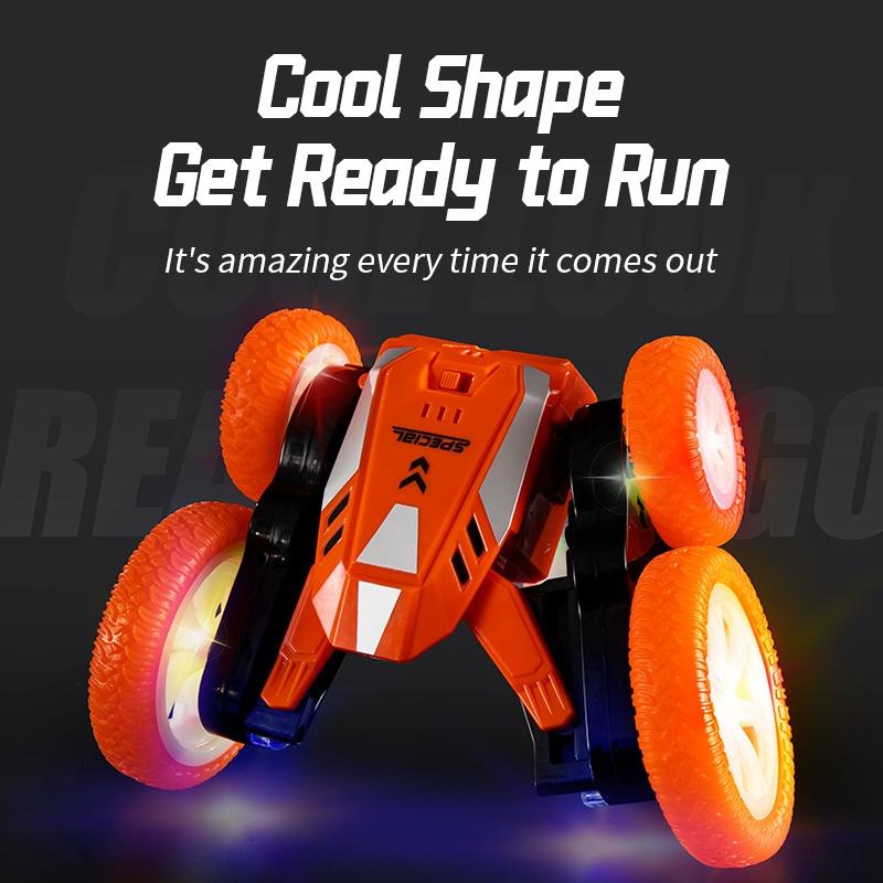 Flower Rc Car With Music - Stunt Street Dance - Orange